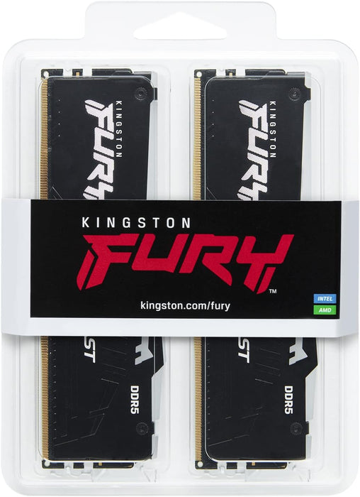 Kingston FURY Beast RGB 64GB DDR5 6000MHz RAM Kit | KF560C36BBEAK2-64 Memory Module Kingston