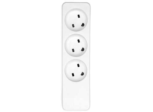 ProXtend Danish 3-Way IT Power Strip White | KIT3-0W ProXtend Power Strip ProXtend