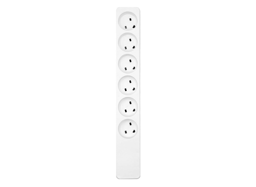 ProXtend Danish 6-Way IT Power Strip White | KIT6-0W ProXtend Power Strip ProXtend