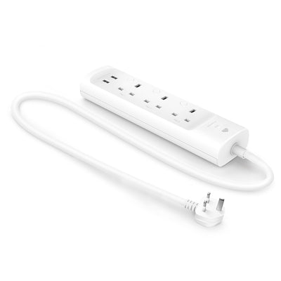 TP-Link Kasa Smart 3-Outlet + 2 x USB WiFi Power Strip - KP303 Smart Home Power TP-Link