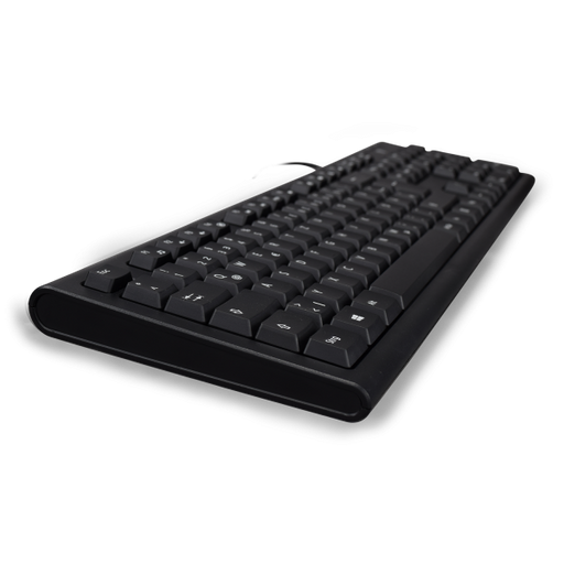 V7 USB Wired Keyboard, Black, DE TUV-GS - KU200GS-DE