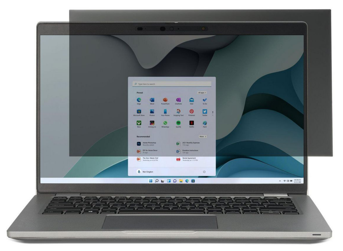Kensington EQ 14" Privacy Screen Filter for Laptops – 16:9, Anti-Glare & Reversible | EQ140A169E Privacy Screen Filter Kensington