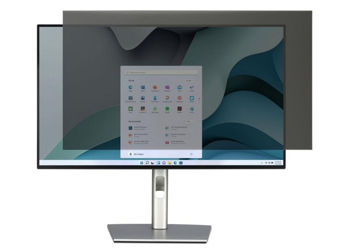 Kensington EQ 27" Privacy Screen Filter for Monitors – 16:9, Anti-Glare & Reversible | EQ270A169E Privacy Screen Filter Kensington