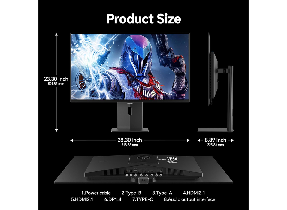 Koorui S3241XO 31.5" 240Hz 0.03ms 4K Ultra HD All-in-One Gaming Monitor Gaming Monitor Koorui