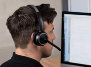 Lindy L118 Wireless Noise Cancelling Headset & Charging Base | 20450 Headset Lindy