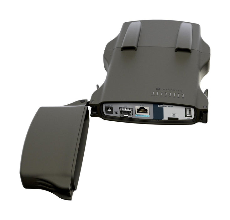 Mikrotik NetMetal ax Black PoE Wireless Access Point | L23UGSR-5HAXD2HAXD-NM