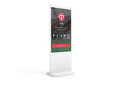 Moove SMB50HD9-TW – 50" White Freestanding PCAP Touch Screen Poster Freestanding Digital Signage Display ScreenMoove