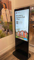Moove SMBL55HD9 – 55" Black Android Freestanding Digital Poster Freestanding Digital Signage Display ScreenMoove