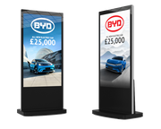 Moove SMB65UHD3 – 65" 4K Black Android Freestanding Digital Poster Freestanding Digital Signage Display ScreenMoove