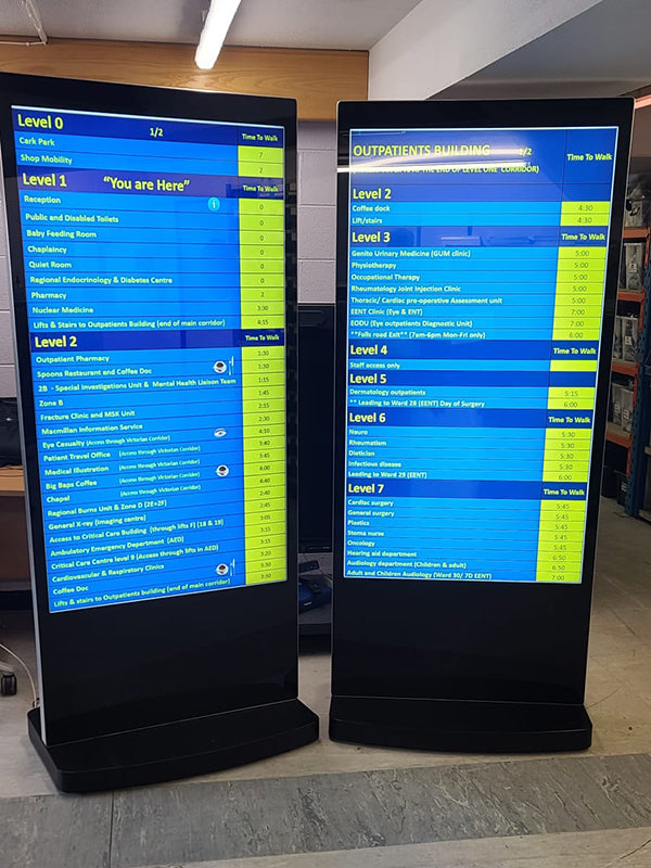 Moove SMB65UHD3 – 65" 4K Black Android Freestanding Digital Poster Freestanding Digital Signage Display ScreenMoove