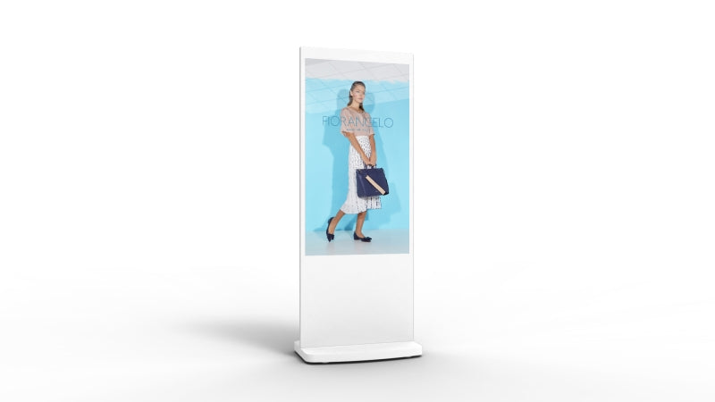Moove SMB50HD9W – 50" White Android Freestanding Digital Poster Freestanding Digital Signage Display ScreenMoove