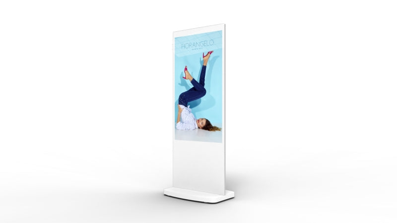 Moove SMB50HD9W – 50" White Android Freestanding Digital Poster Freestanding Digital Signage Display ScreenMoove