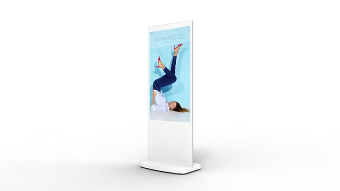 Moove SMB50HD9W – 50" White Android Freestanding Digital Poster Freestanding Digital Signage Display ScreenMoove