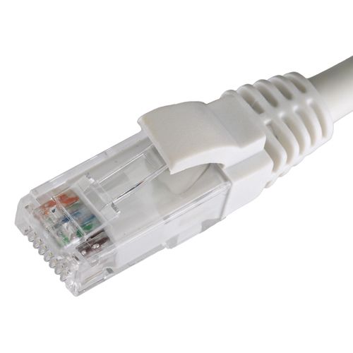 Cablenet 5m Cat5e RJ45 White U/UTP LSOH 24AWG Snagless Booted Patch Lead LAN / Ethernet Cable Cablenet