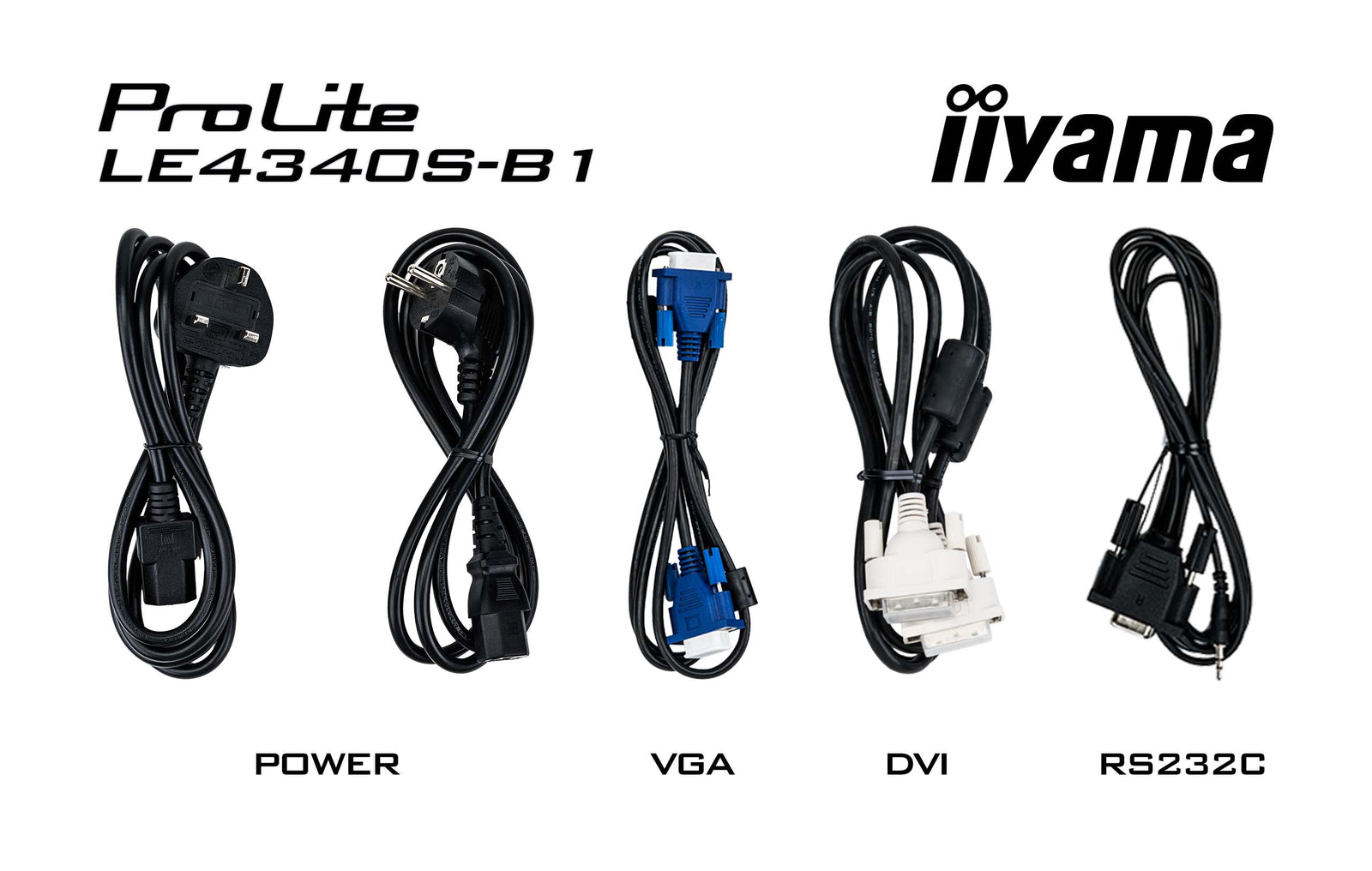 iiyama ProLite LE4340S-B1 43" Full HD Large Format Display Digital Signage Display iiyama