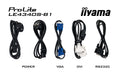iiyama ProLite LE4340S-B1 43" Full HD Large Format Display Digital Signage Display iiyama