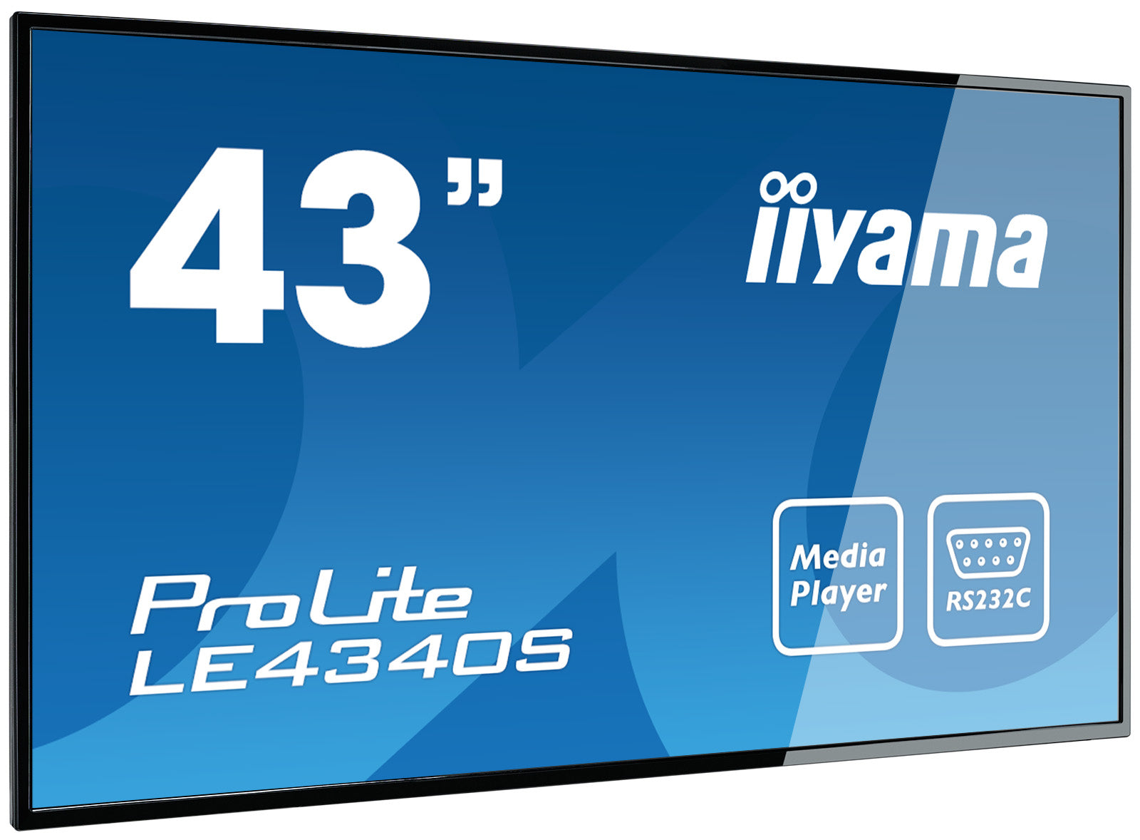 iiyama ProLite LE4340S-B1 43" Full HD Large Format Display Digital Signage Display iiyama