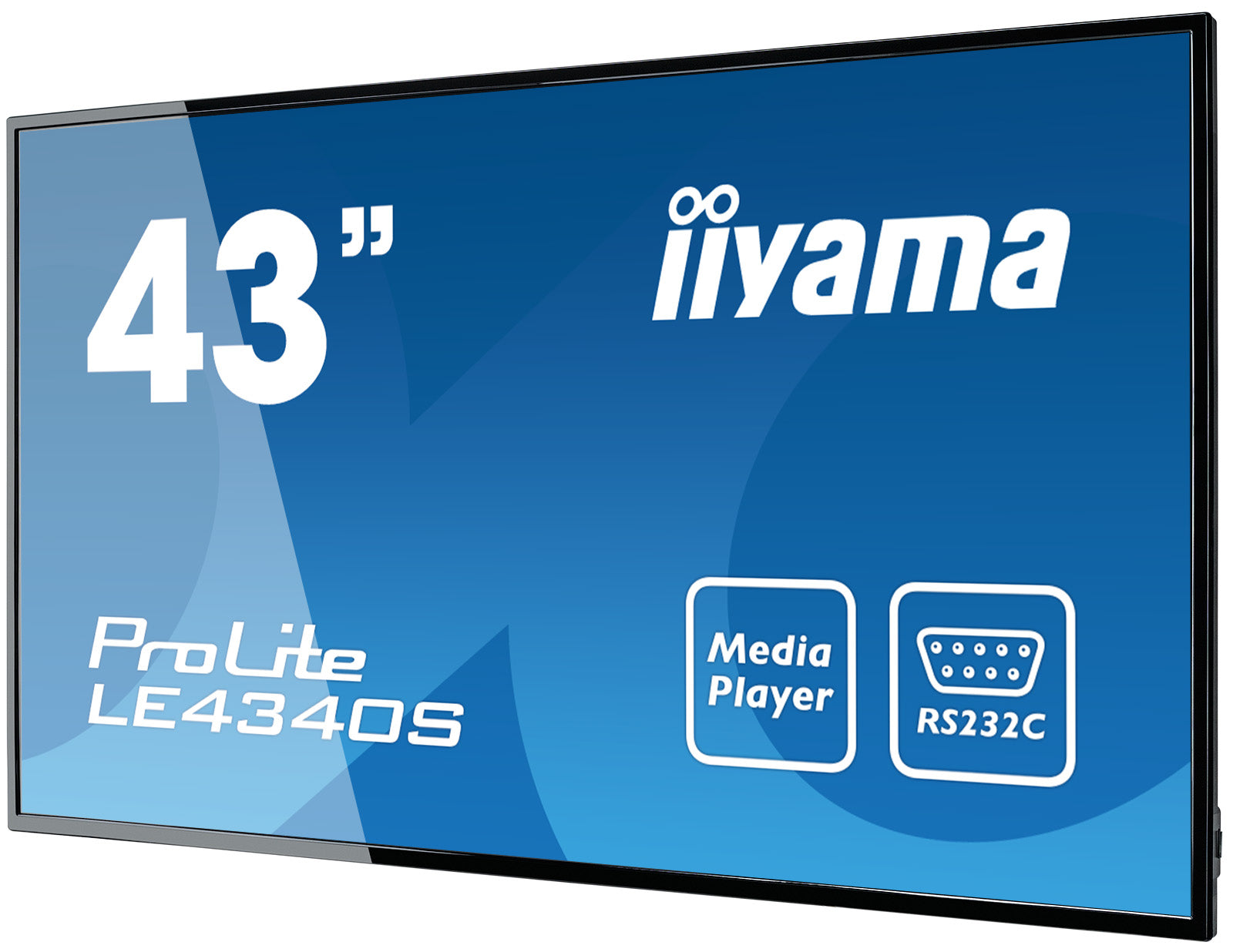 iiyama ProLite LE4340S-B1 43" Full HD Large Format Display Digital Signage Display iiyama