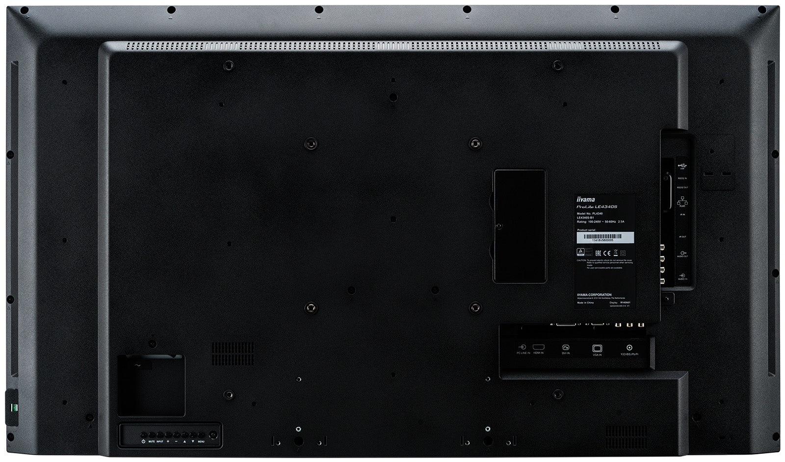 iiyama ProLite LE4340S-B1 43" Full HD Large Format Display Digital Signage Display iiyama