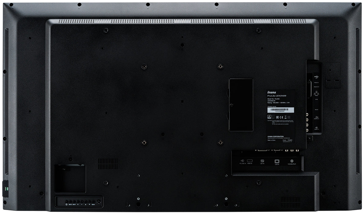 iiyama ProLite LE4340S-B1 43" Full HD Large Format Display Digital Signage Display iiyama