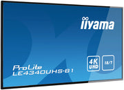 iiyama ProLite LE4340UHS-B1 43" Professional Digital Signage Display Digital Signage Display iiyama