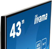 iiyama ProLite LE4340UHS-B1 43" Professional Digital Signage Display Digital Signage Display iiyama