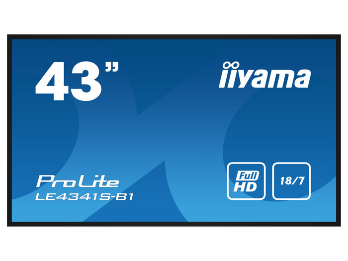 iiyama ProLite LE4341S-B1 43" Full HD Professional Large Format Display Digital Signage Display iiyama