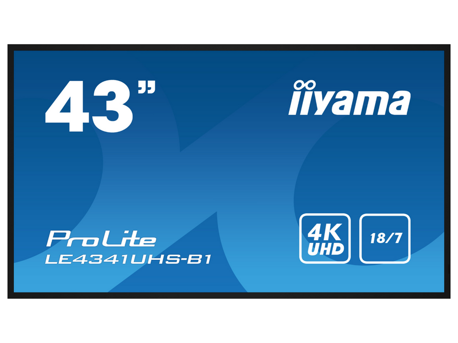 iiyama ProLite LE4341UHS-B1 4K 43" Professional Digital Signage Display