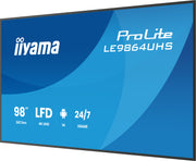 iiyama ProLite LE9864UHS-B1AG 98" 4K UHD Powerful Professional Digital Signage Display Digital Signage Display iiyama
