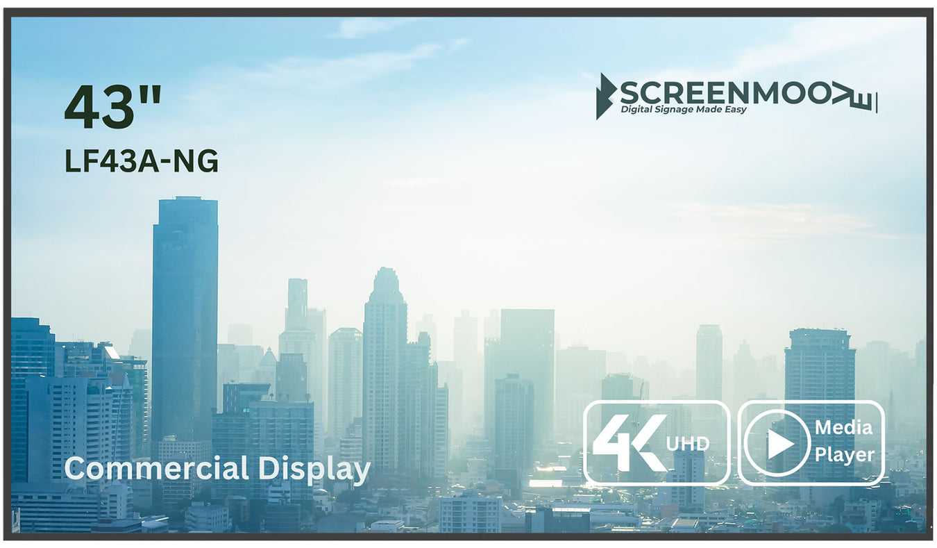 43" Commercial Displays