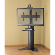 Chief 40" - 80" Large Fusion Manual Height Adjustable Floor AV Stand | LFAUB Floor Stand Chief