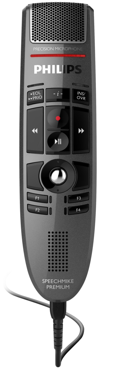Philips SpeechMike Premium LFH3500/00 USB Dictation Microphone with Motion Sensor & Barcode Scanner Microphone Philips