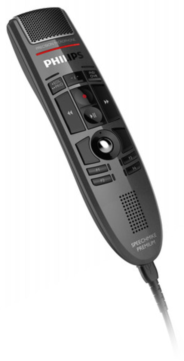 Philips SpeechMike Premium LFH3500/00 USB Dictation Microphone with Motion Sensor & Barcode Scanner Microphone Philips