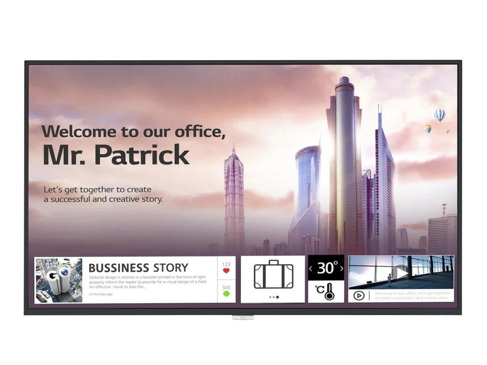 LG UH5F Series | 49UH5F-H 49" Full HD IPS Digital Signage Display Digital Signage Display LG