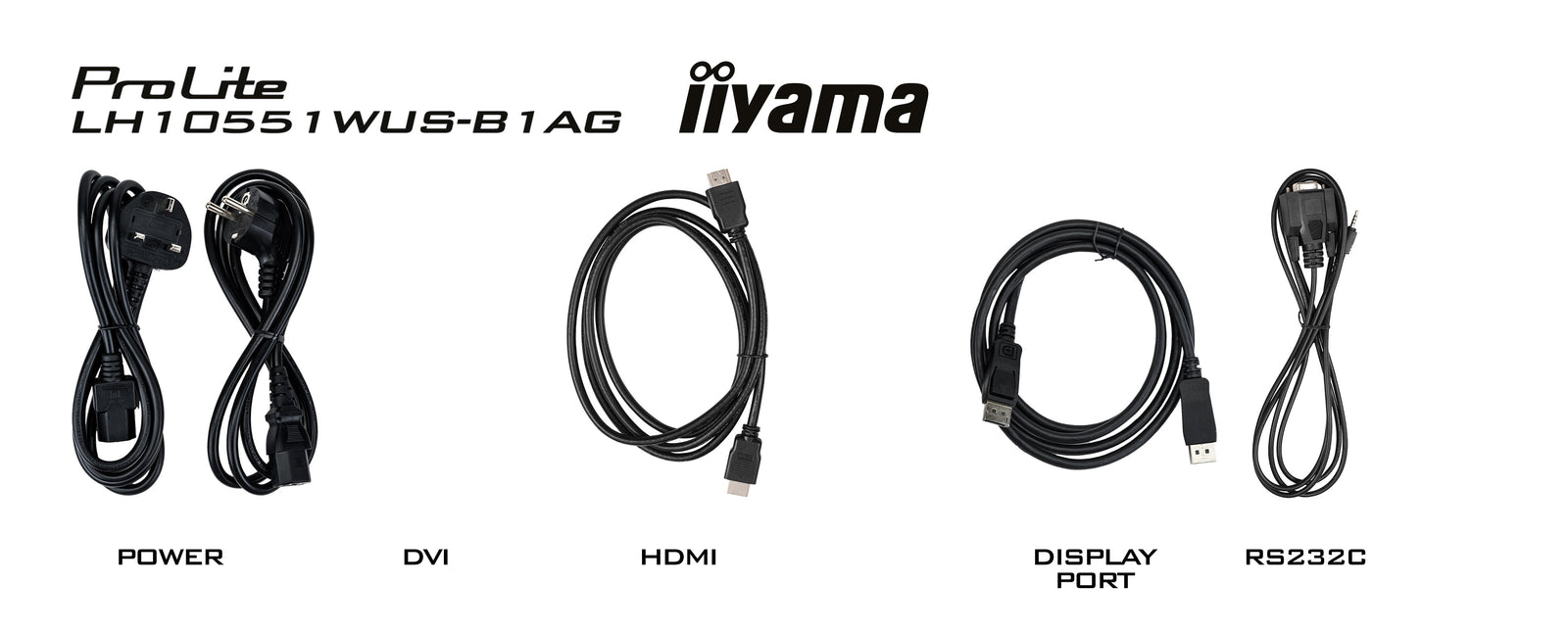 iiyama ProLite LH10551UWS-B1AG 105" Professional Large Format Display Digital Signage Display iiyama