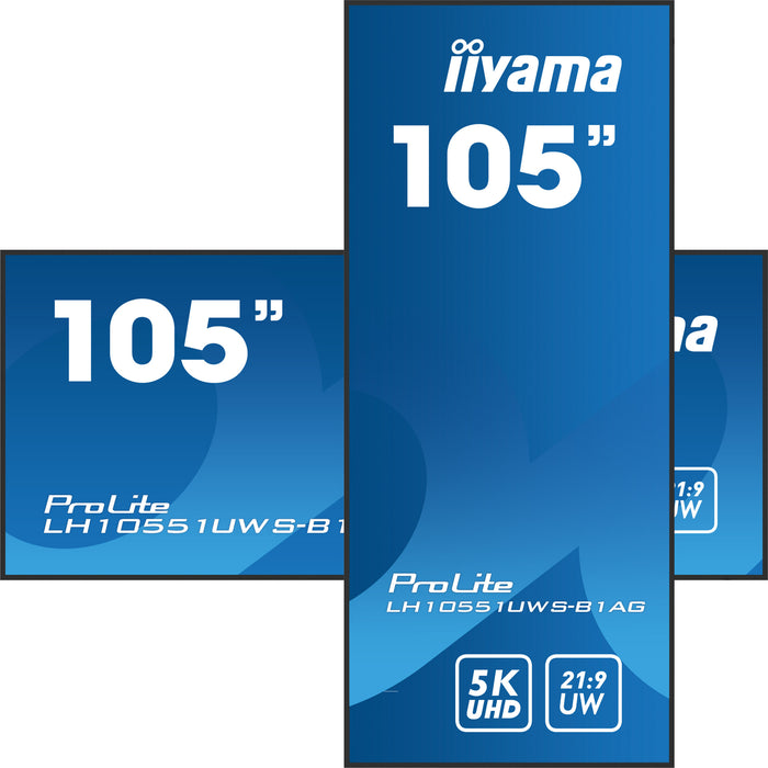 iiyama ProLite LH10551UWS-B1AG 105" Professional Large Format Display Digital Signage Display iiyama