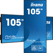 iiyama ProLite LH10551UWS-B1AG 105" Professional Large Format Display Digital Signage Display iiyama