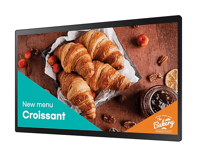 Samsung LH24QBCTBGCXEN 24” SMART Interactive PCAP Digital Signage Display Interactive Touchscreen Display Samsung