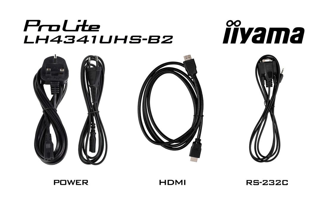 iiyama ProLite LH4341UHS-B2 43" 4K Ultra HD Professional Digital Signage Display