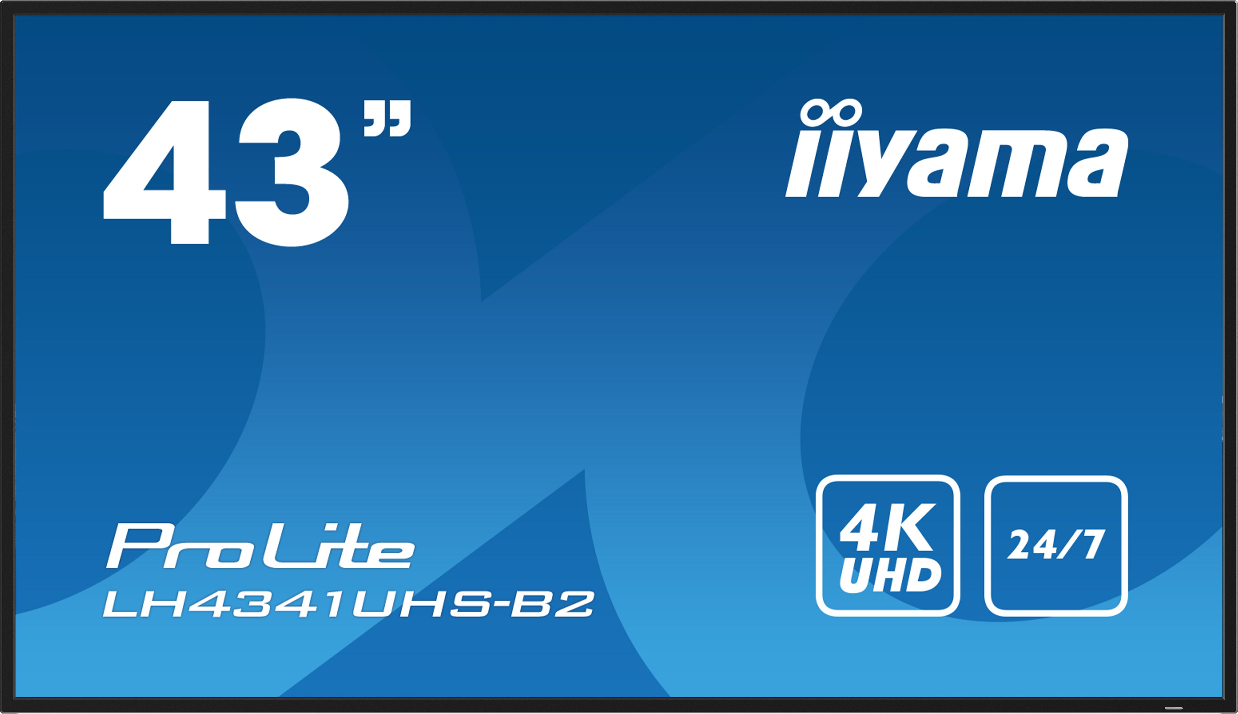 iiyama ProLite LH4341UHS-B2 43 inch 4K professional digital signage display for hospitality venues