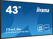iiyama ProLite LH4341UHS-B2 43" 4K Ultra HD Professional Digital Signage Display - (Open Box) Digital Signage Display iiyama
