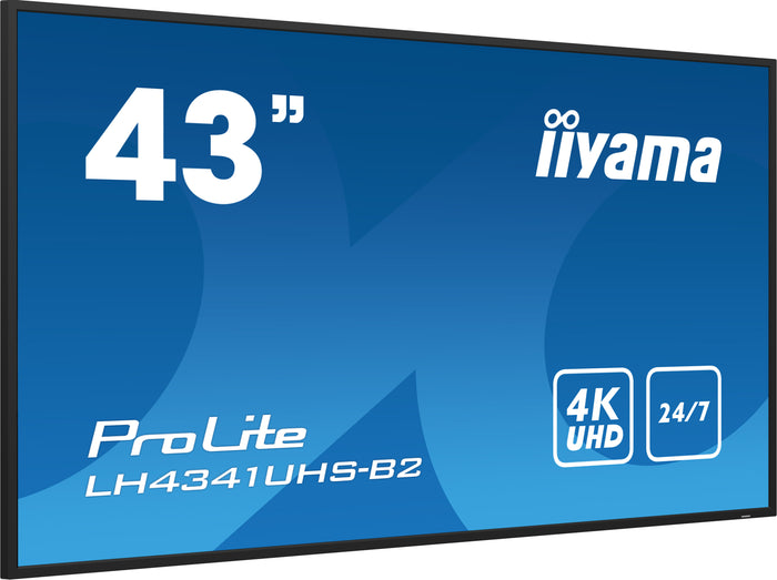iiyama ProLite LH4341UHS-B2 43" 4K Ultra HD Professional Digital Signage Display - (Open Box) Digital Signage Display iiyama