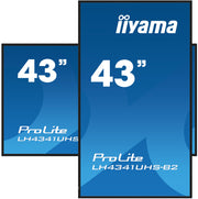 iiyama ProLite LH4341UHS-B2 43" 4K Ultra HD Professional Digital Signage Display - (Open Box) Digital Signage Display iiyama