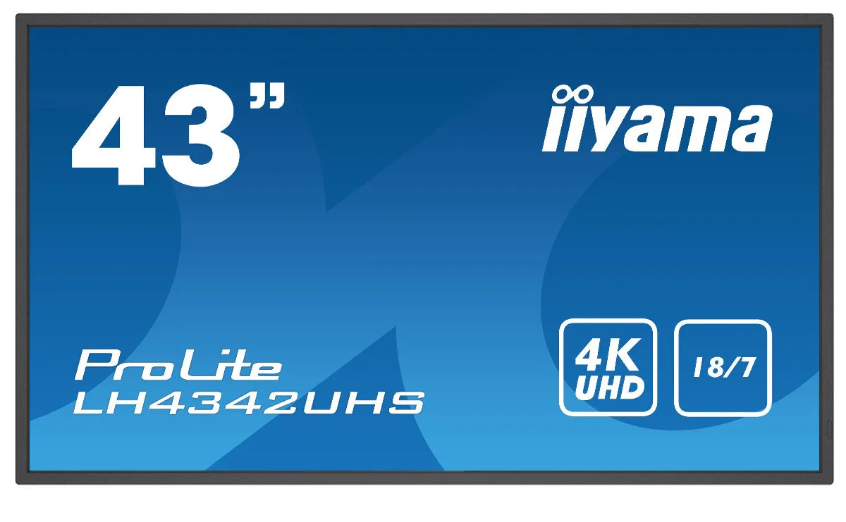 iiyama ProLite LH4342UHS-B3 43" 4K UHD Professional Digital Signage Display