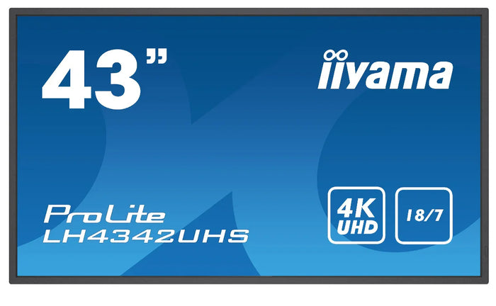iiyama ProLite LH4342UHS-B3 43" 4K UHD Professional Digital Signage Display Digital Signage Display iiyama