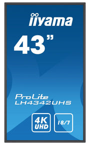 iiyama ProLite LH4342UHS-B3 43" 4K UHD Professional Digital Signage Display Digital Signage Display iiyama