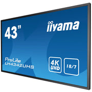 iiyama ProLite LH4342UHS-B3 43" 4K UHD Professional Digital Signage Display Digital Signage Display iiyama