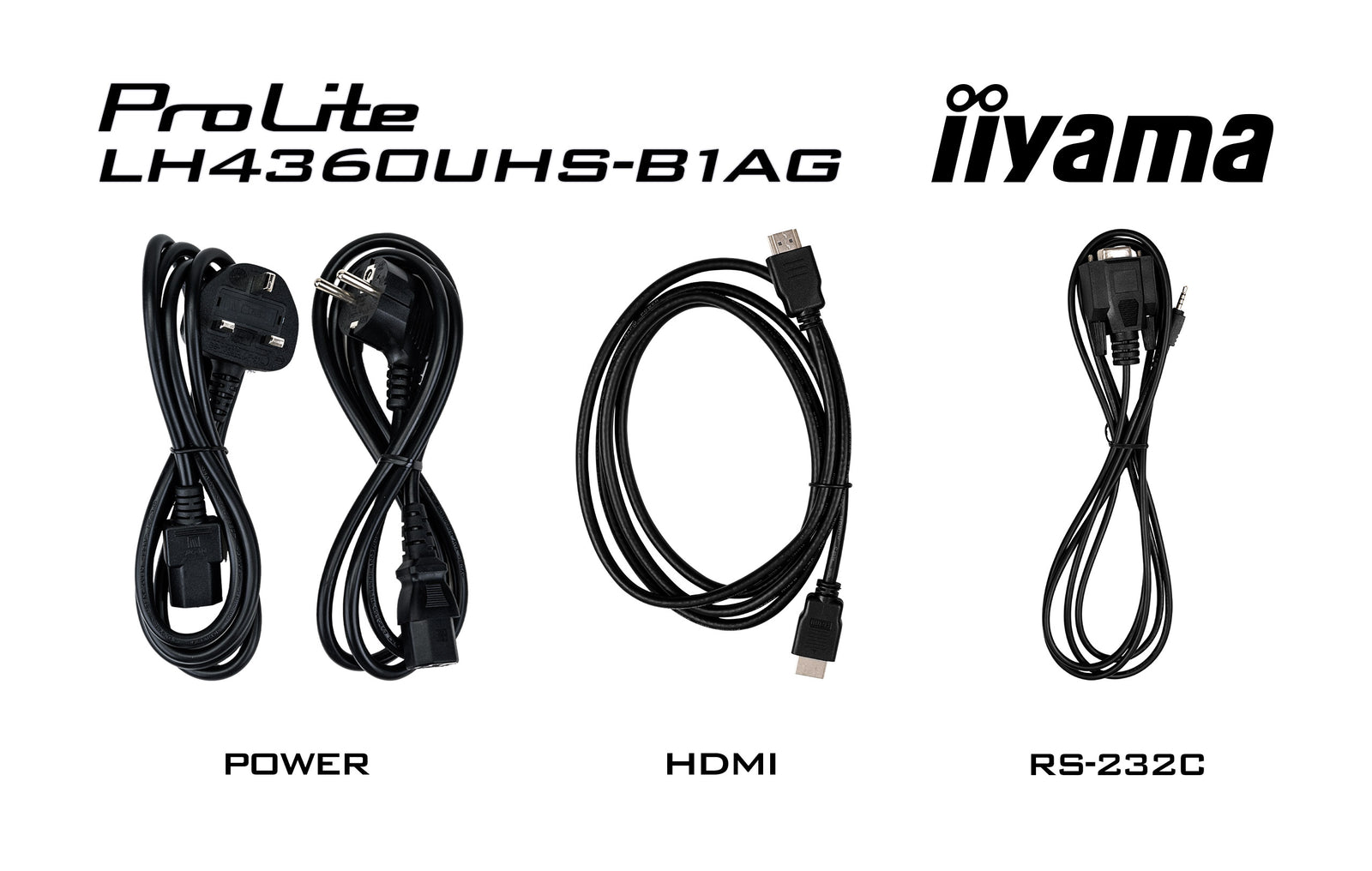iiyama ProLite LH4360UHS-B1AG 43" 4K UHD Professional Digital Signage Display Digital Signage Display iiyama