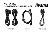 iiyama ProLite LH4360UHS-B1AG 43" 4K UHD Professional Digital Signage Display Digital Signage Display iiyama