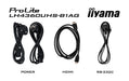 iiyama ProLite LH4360UHS-B1AG 43" 4K UHD Professional Digital Signage Display (Open Box) Digital Signage Display iiyama